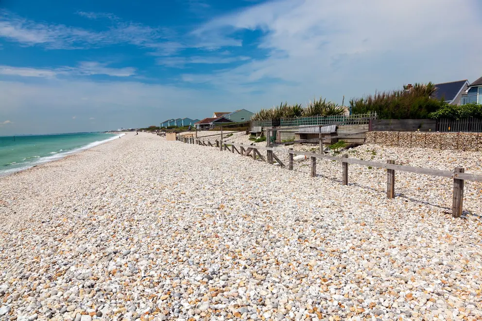 Shingle beach at Bracklesham Bay